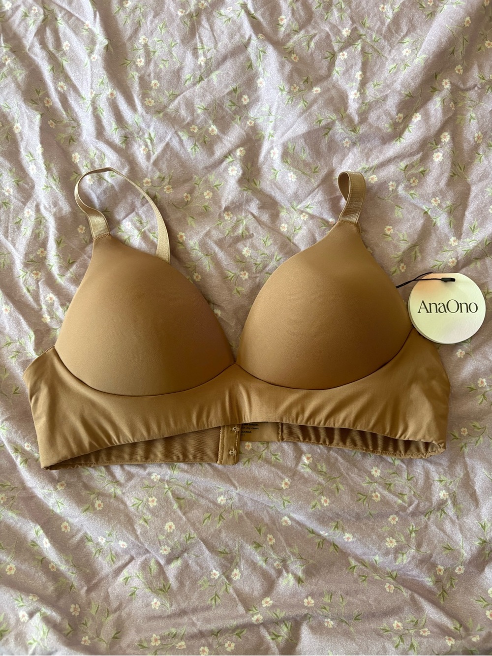 NWT AnaOno Trish Molded Cup Bra 32AB (Tan)